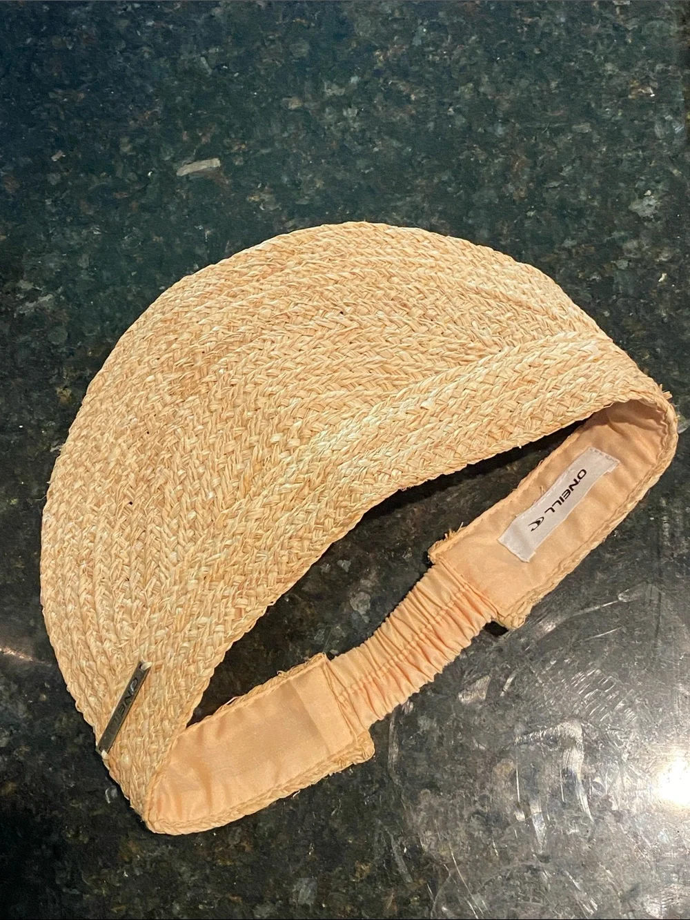 O'Neill Woven Straw Visor - Natural